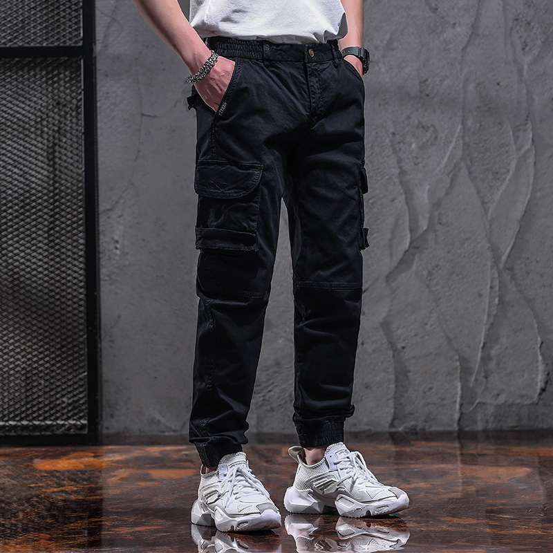 2021新款工装长裤男装小脚痞帅舒适裤子99633（低122，男装休闲裤，电商B247