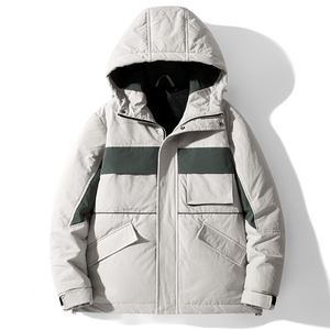 2022冬新款拼色短款外套时尚羽绒服加厚抗寒男DS-B247-7056-P175图片