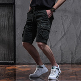 2021夏季新款工装短裤男宽松痞帅显瘦迷彩9383-P65（控价低98，男装休闲裤，电商B247