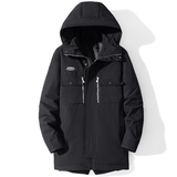 2023冬季新款中长款时尚连帽羽绒服时尚外套男DS-B247-7057-P175，男装羽绒服，电商B247