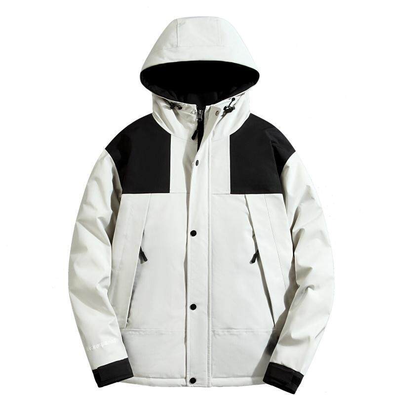 冬季防风保暖连帽棉服白鸭绒外套羽绒服男女同款B247-2582-p130,男装羽绒服,电商B247