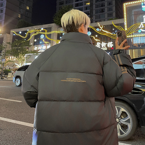 冬季新款新标潮牌白鸭绒外套羽绒服男女同款B247-7008-P160图片