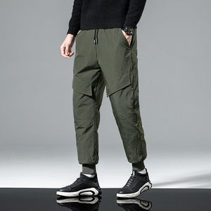 2021电商B247冬季男士灰鸭绒羽绒裤学生青少年束脚裤20-6-P110,男装棉裤,电商B247