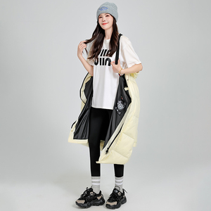 冬季标90白鸭绒连帽外套长款绒服情侣款 带B247-052-p265图片