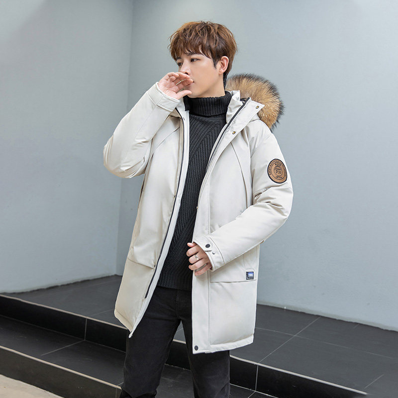 2021电商B247冬季新款羽绒服户外抗寒加厚大毛领外套潮Y810-P180，男装羽绒服，电商B247