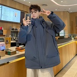 冬新标防寒白鸭绒连帽外套羽绒服情侣款带B247-5111-p258，男装羽绒服，电商B247
