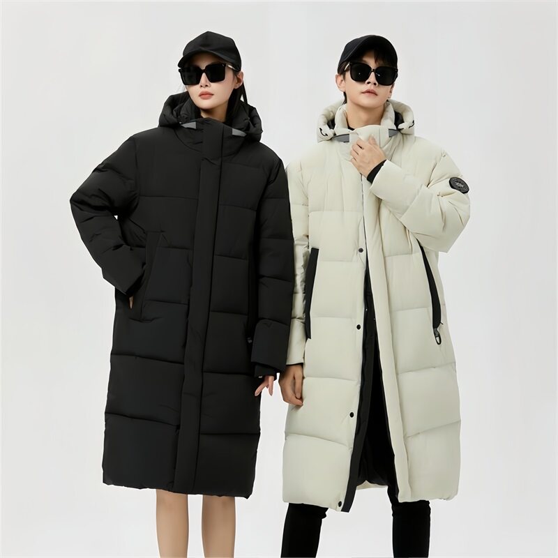 冬季暖标90白鸭绒连帽外套羽绒服情侣款带B247-2689-p240,男装羽绒服,电商B247