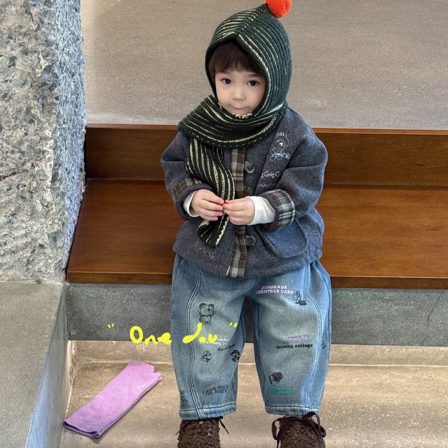 男童裤子深秋款2025新款