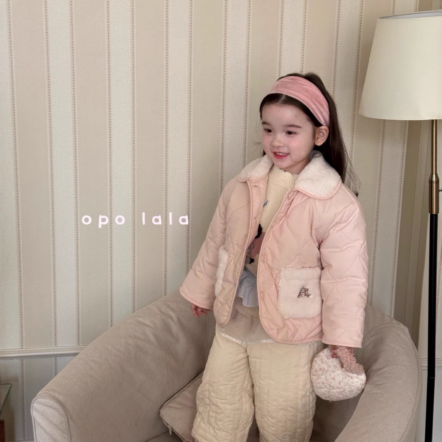 女童深秋款裤子2025新款