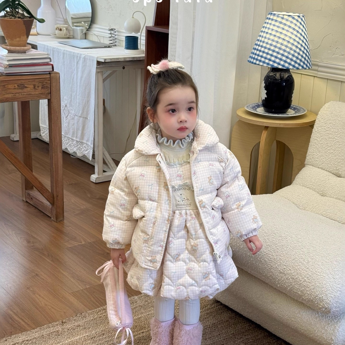 女童深秋款运动套装2025新款