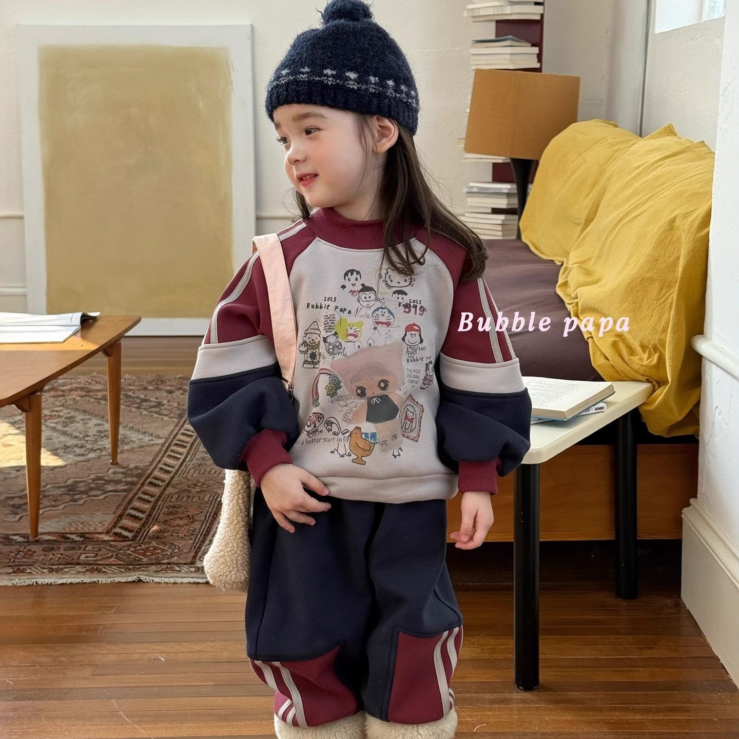 女童深秋款休闲裤2025新款