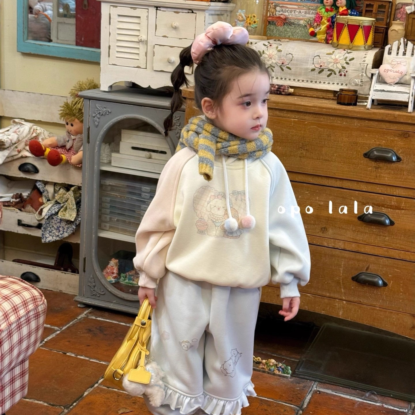 女童裤子深秋款2025新款