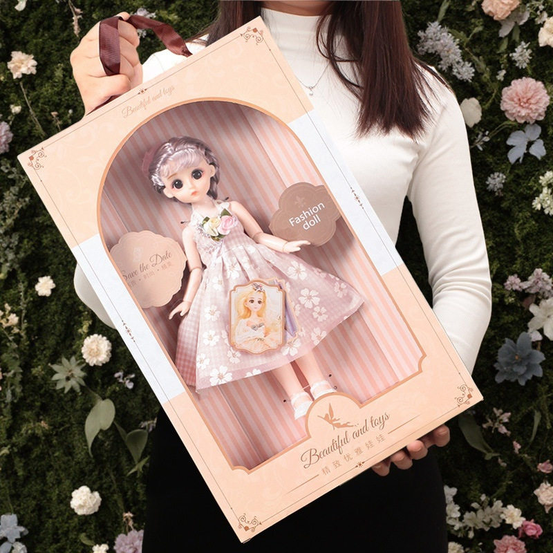 大玩具换装洋娃娃套装礼物可动关节巴比公主娃娃礼盒女童女孩