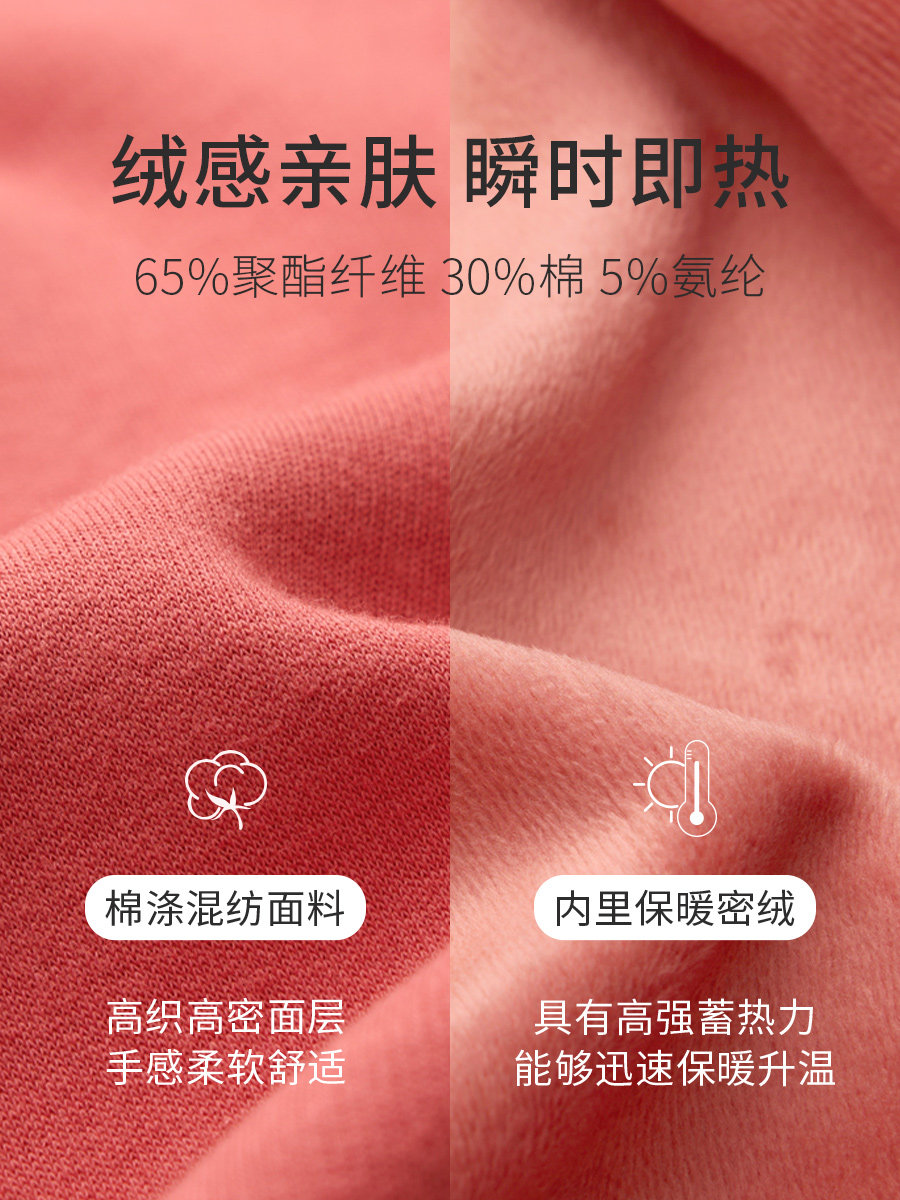 노인용 보온 속옷 여성용 벨벳 두껍게 하기 어머니용 가디건 가을 옷 가을 바지 남성용 중년 및 노인 여성용 겨울 상의