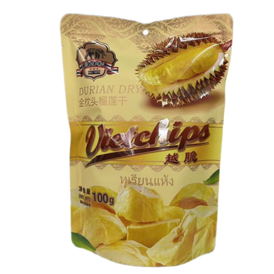 越脆金枕头榴莲干100克中越泰