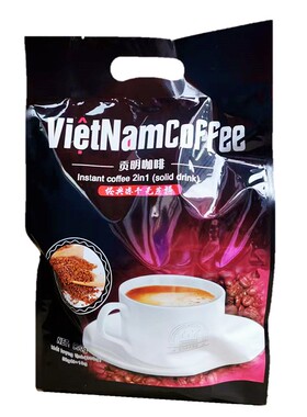 越南咖啡贡明咖啡经典冻干无蔗糖900g贡明冻干二合一速溶咖啡50条