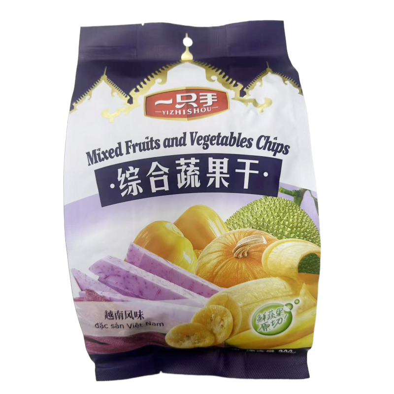 越南风味一只手综合蔬果干200g含紫薯芭蕉南瓜芋头菠萝蜜