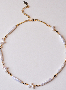 淡水巴洛克珍珠锁骨项链爆款百搭