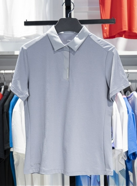 李宁2024春季团购系列女士商务翻领速干短袖POLO衫APLU200--B品