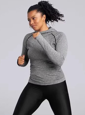 HPE女春秋时尚透气休闲长袖连帽外套1H3W07013580