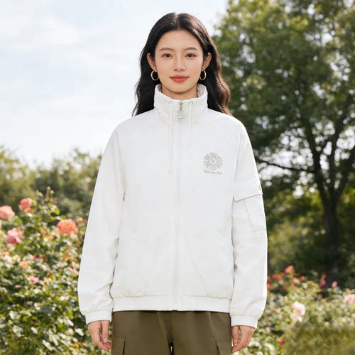 361°女生活系列运动休闲简约立领保暖宽松夹克外套562334605