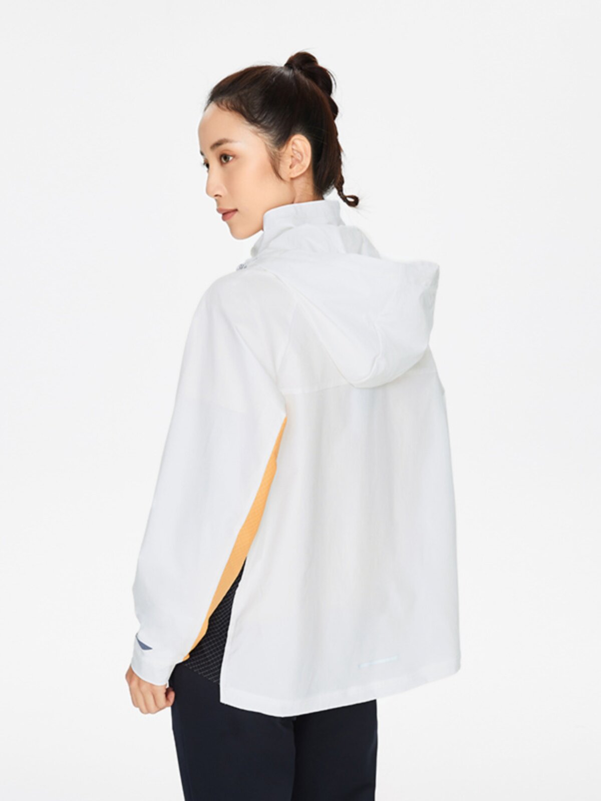 LI NING 여성 가을 ??캐주얼 스포츠 세련된 컴포트 윈드 브레이커 다목적 통기성 루즈 가디건 후드 탑 AFDS048