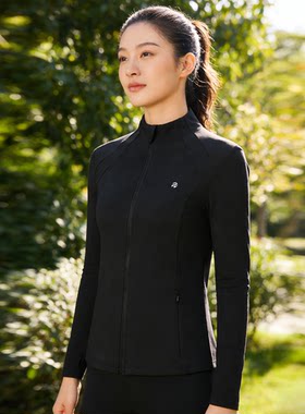 361°修身型塑腰收腹健身衣外套女士上衣运动时尚立领662434603