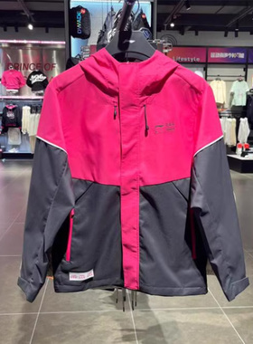 李宁风衣男秋季跑步系列时尚舒适透气常规休闲运动风衣AFDT893-7