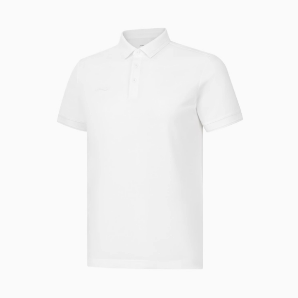 李宁运动POLO衫男2024春季透气翻领吸湿排汗休闲短袖APLU195--B品