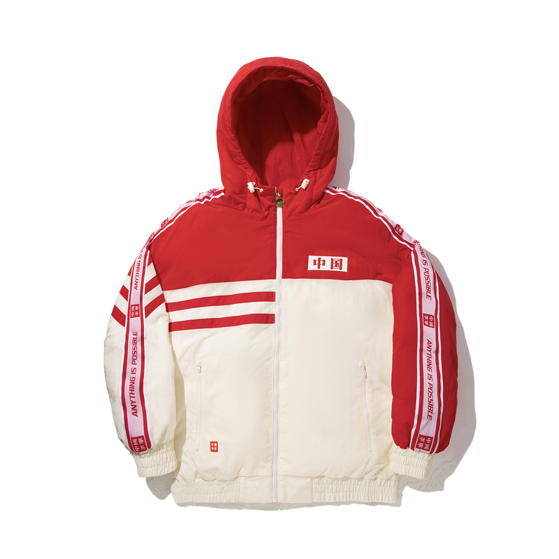 LI-NING/李宁保暖连帽短款