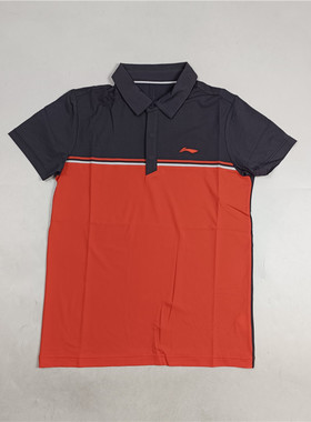 LINING 李宁男子高尔夫速干短袖撞色翻领POLO衫APLC009