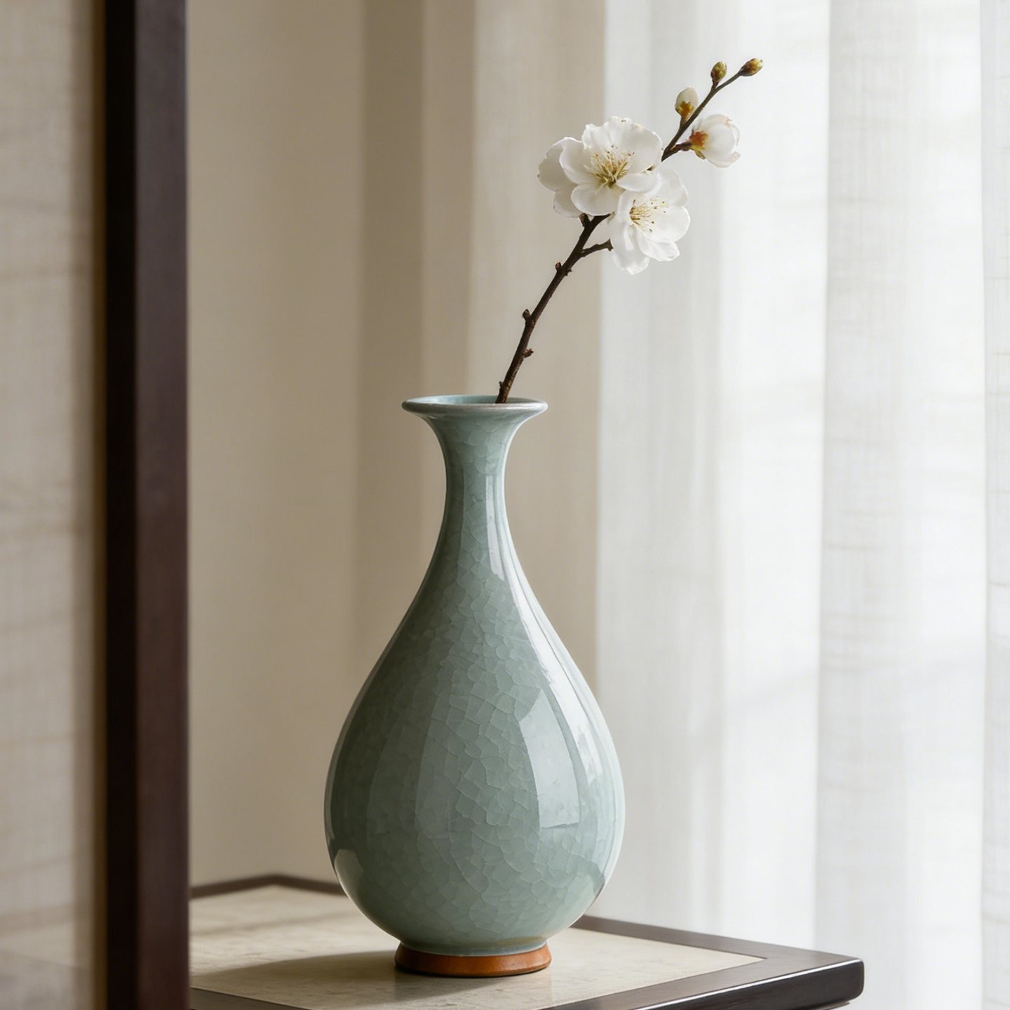 景德镇陶瓷器宋式美学客厅插花电视柜玄关花瓶桌面装饰摆件高级感,家居饰品,花瓶,淘宝优惠券,粉丝福利购,淘宝优惠卷