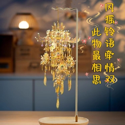 拼酷双思风铃新年小礼物3D立体金属拼图模型手工diy潮玩汉服配饰