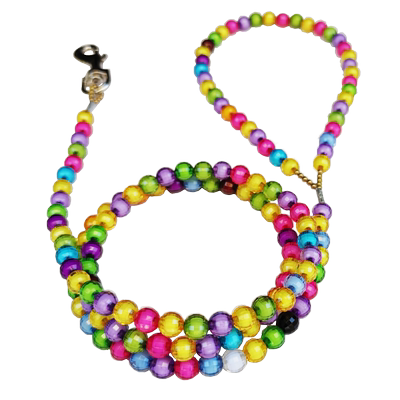 包邮牵引绳宠物狗狗珠子