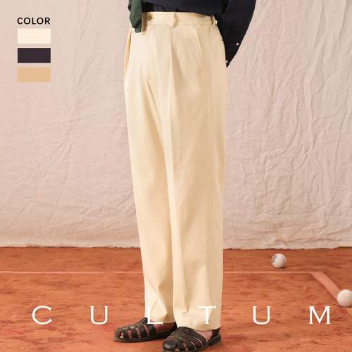 CULTUM长裤休闲裤重磅匹马棉西裤