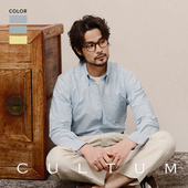 ROWING CLUB 水洗牛津纺纽扣领长袖 CULTUM 衬衫 男IVY全棉休闲衬衣