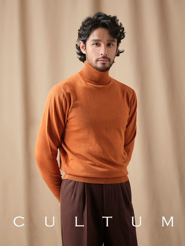 Кашемировый трикотажный свитер, рубашка