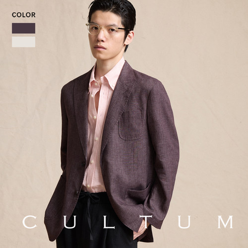 CULTUM天然汉麻戗驳领休闲男