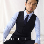 商务绅士V领单排扣西装 马甲男薄款 青年修身 CULTUM 纯色正装 马夹潮