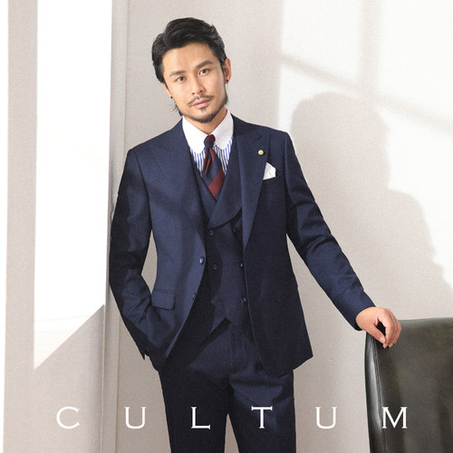 CULTUM绅士复古套装休闲修身西服