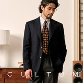 CULTUM精纺50羊毛BLAZER布雷泽西装 男西服外套IVY风休闲夹克单西