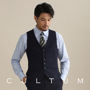 套装 潮流帅休闲职业西装 马甲 西服马甲男商务正装 特CULTUM英伦修身