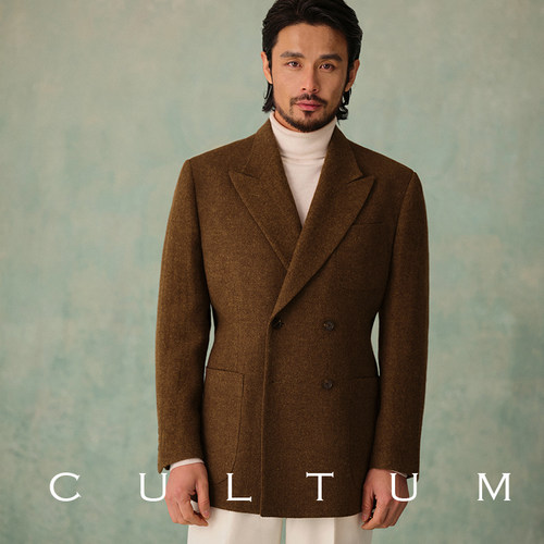 100%羊毛1930s休闲修身西服冬季