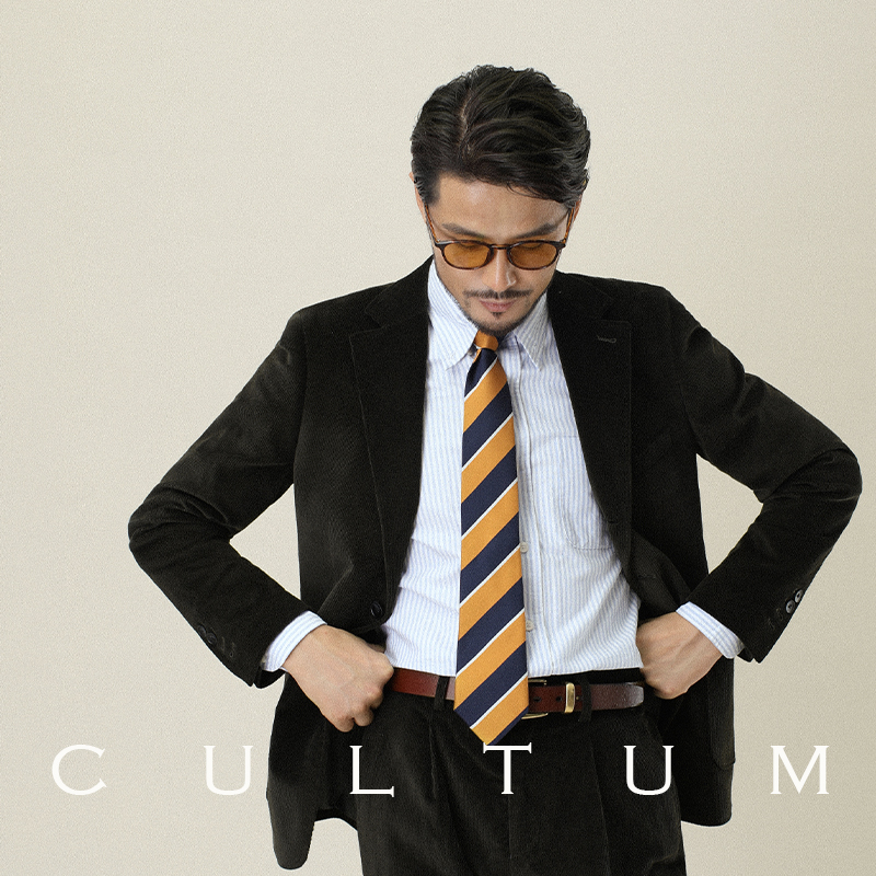 CULTUM 常春藤ivy style 复古灯芯绒休闲西服套装男Sack Suit西装