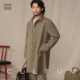休闲通勤风衣男大衣外套 CULTUM中长款 50%精纺羊毛 防水透湿