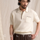 POLO衫 CULTUM复古镂空针织短袖 透气舒适 男休闲半袖 柔软全棉