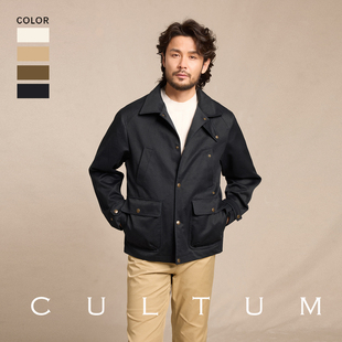 CULTUM重磅纯棉绅装 户外猎装 夹克春秋外套男 100%棉防泼水