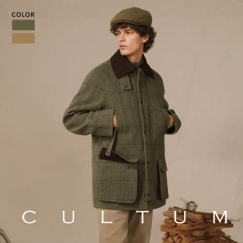 CULTUM100%羊毛防水夹克加厚外套