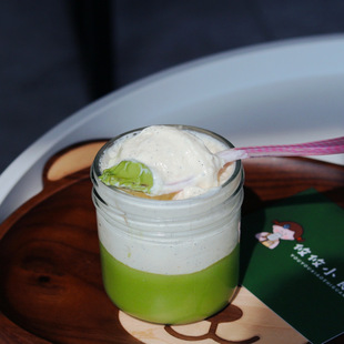 【悠悠小食光】抹茶生巧米布丁 香草甜品 无油酱酱 下午茶小零食