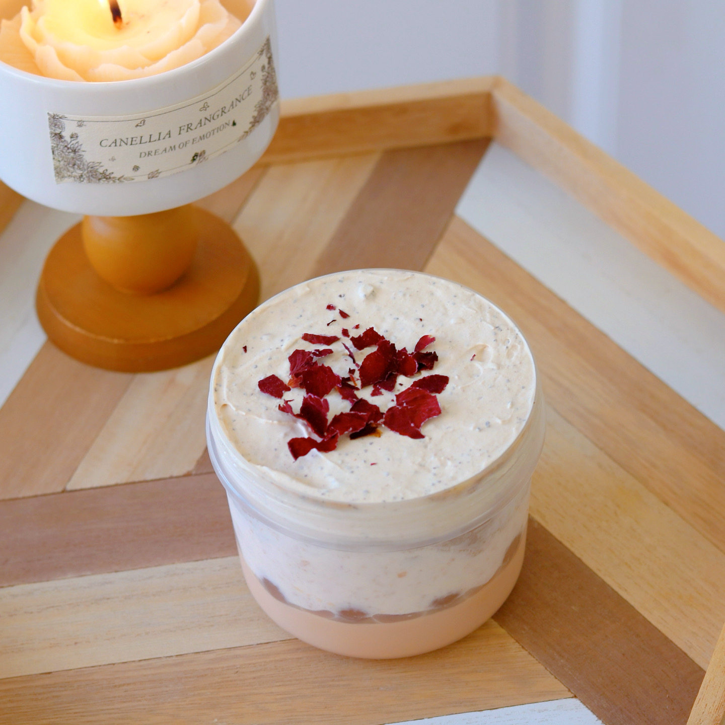 【悠悠小食光2/5新品】冬日限定 红茶龙眼玫瑰小蛋糕甜品下午茶